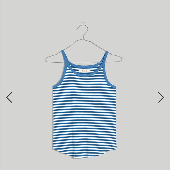 NWT Madewell brightside 90s tank in stripe - Picture 5 of 5